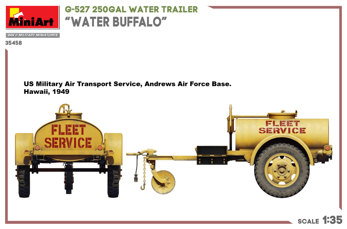 MiniArt 1/35 Military - G-527 250gal Water Trailer 'Water Buffalo' - 35458