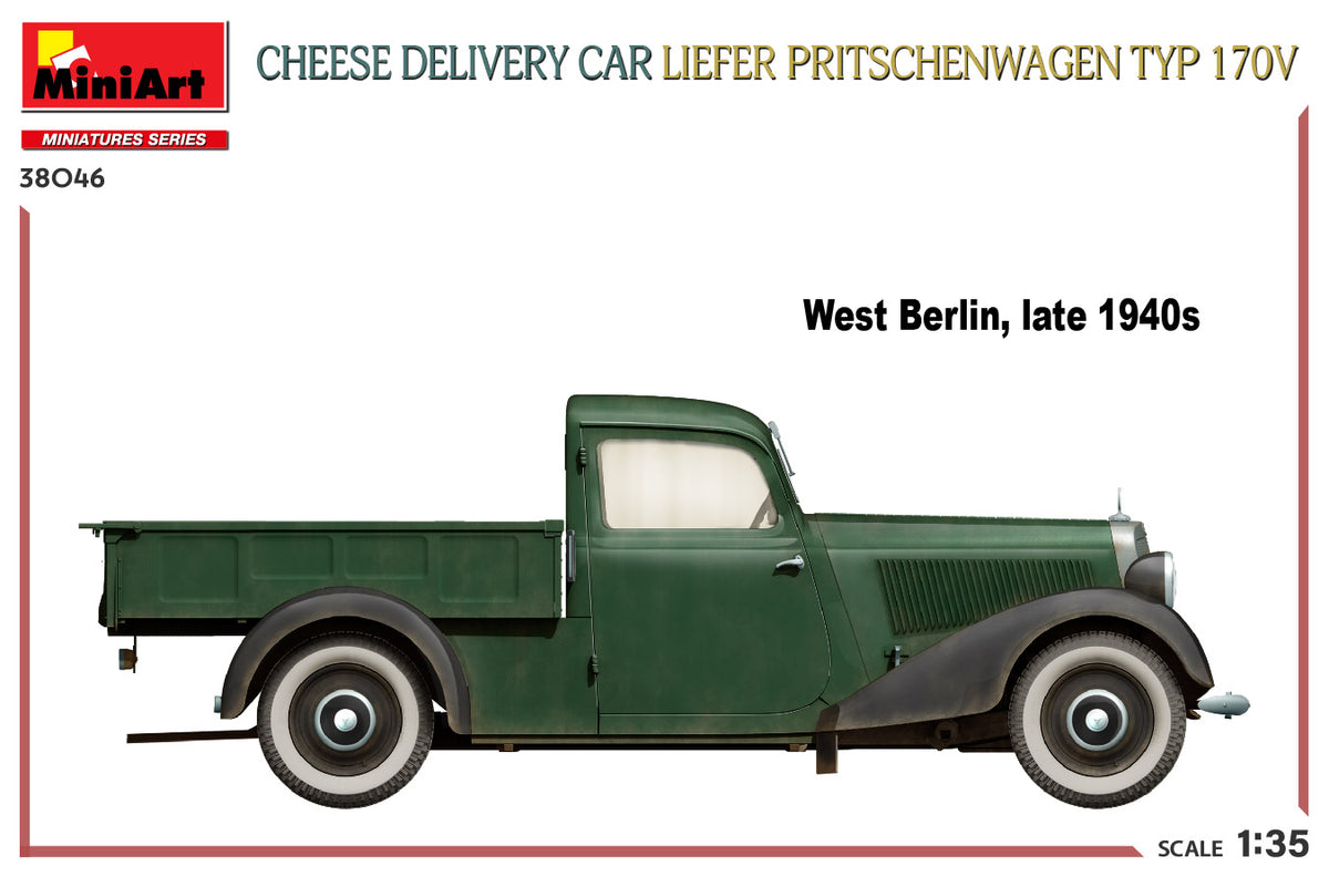 MiniArt 1/35 Military - Cheese Car, Leifer Pritschenwagen Typ170V - 38046