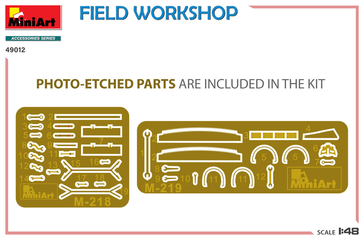 MiniArt 1/48 Accessories - Field Workshop - 49012