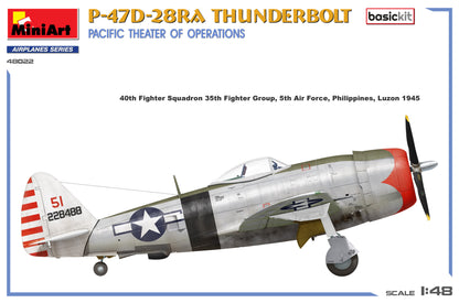 MiniArt 1/48 Aircraft - P-47D-28RA Thunderbolt, Pacific Theater - 48022