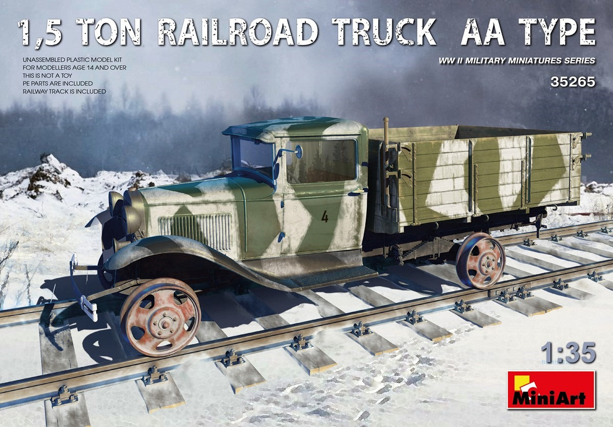MiniArt ,5 Ton Railroad Truck AA Type - 35265 box art