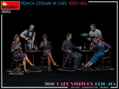 MiniArt 1/35 Military - French Civilians in Cafe 1930-40's - 38062