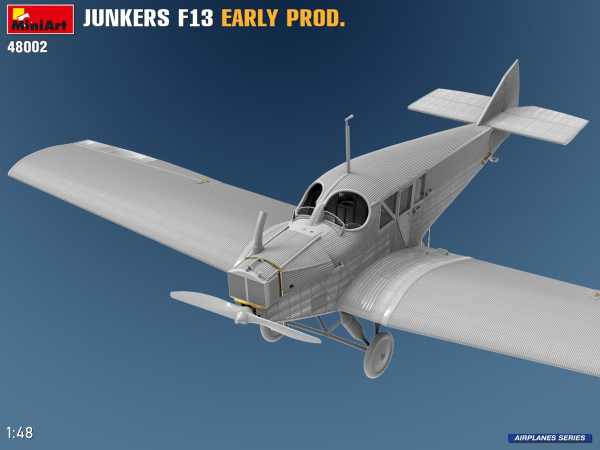 MiniArt 1/48 Aircraft - Junkers F13 Early Prod - 48002