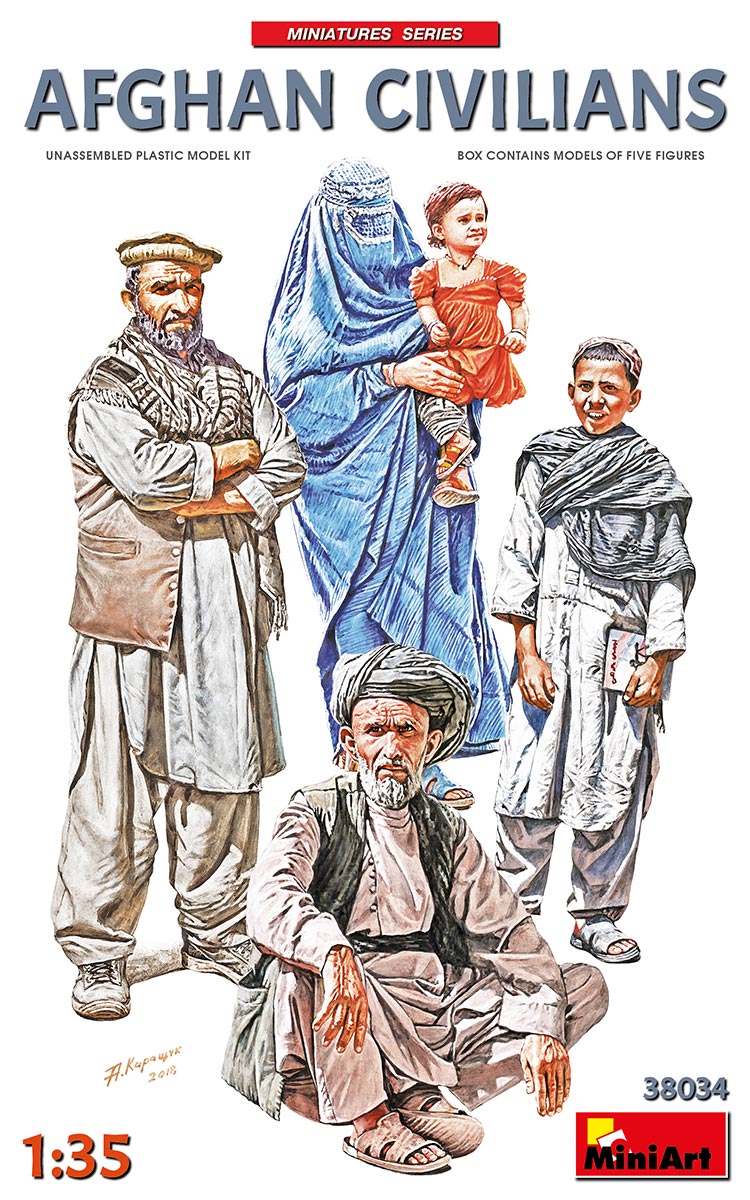 MiniArt Afghan Civilians - 38034 box art