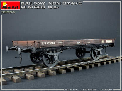 MiniArt 1/35 Accessories - Railway Non-Brake Flatbed 16.5t - 39004