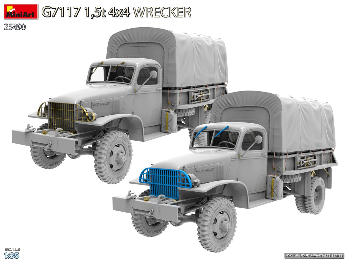 MiniArt 1/35 Military - G7117 1,5t 4x4 Wrecker - 35490