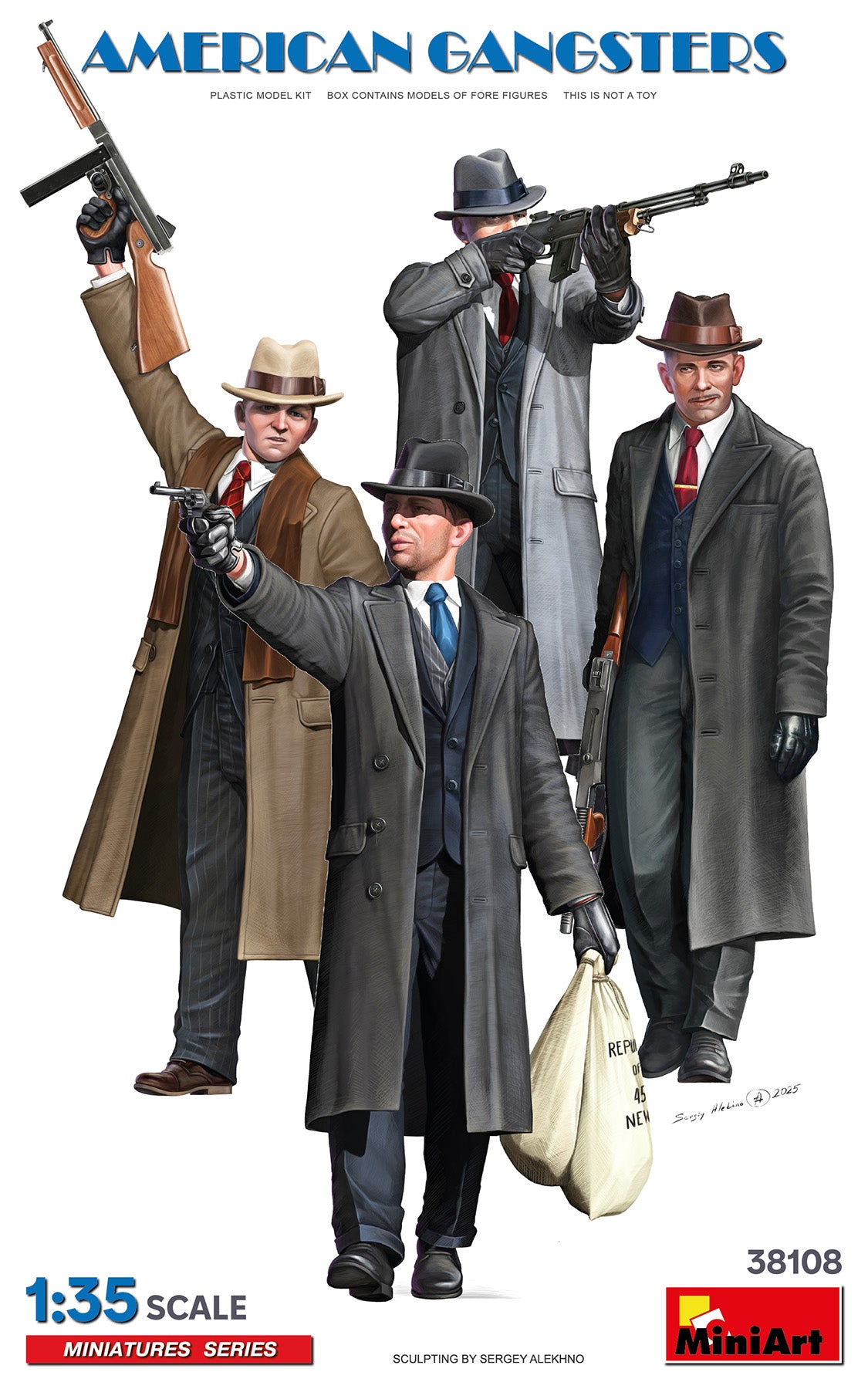 MiniArt American Gangsters - 38108 box art