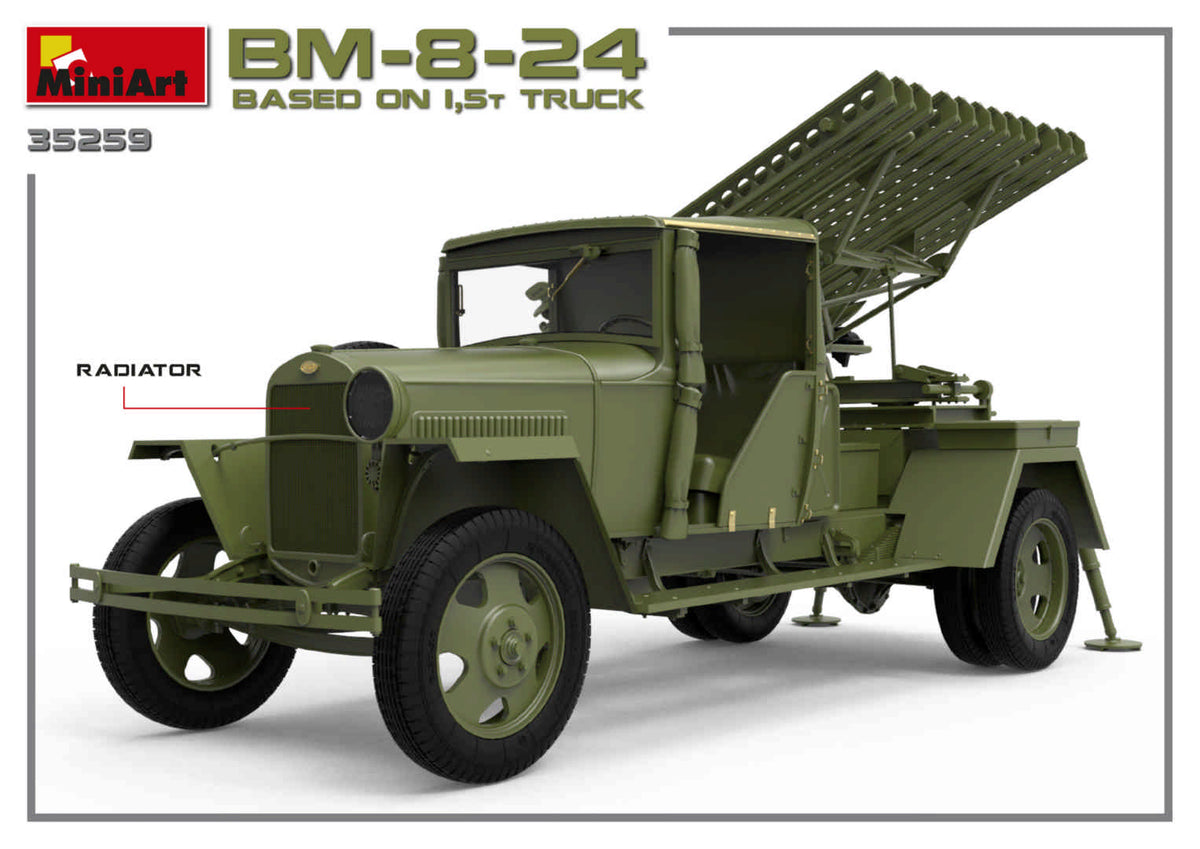 MiniArt 1/35 Military - BM-8-24 Based on 1.5t Truck - 35259