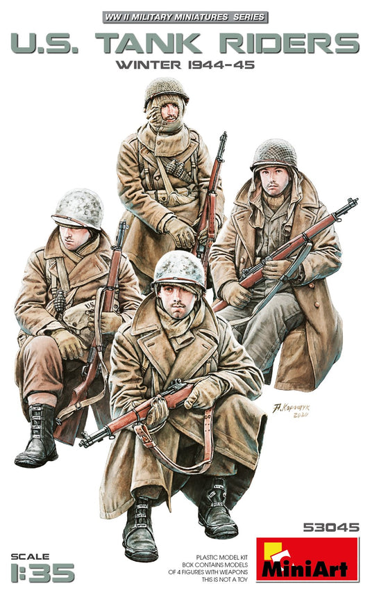 MiniArt US Tank Riders Winter 1944-45 - 53045 box art
