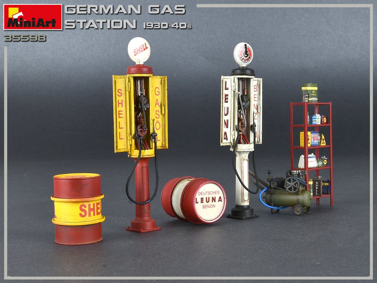 MiniArt 1/35 Military - German Gas Station 1930-40's - 35598