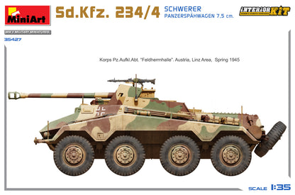 MiniArt 1/35 Military - Sd.Kfz. 234/4 Schwerer Panzerspahwagen 7.5 - 35427