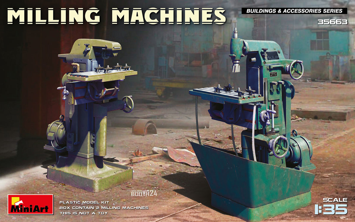 MiniArt Milling Machines - 35663 box art