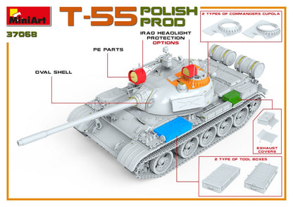 MiniArt 1/35 Military - T-55 Polish Prod - 37068