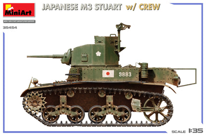 MiniArt 1/35 Military - Japanese M3 Stuart with crew - 35454
