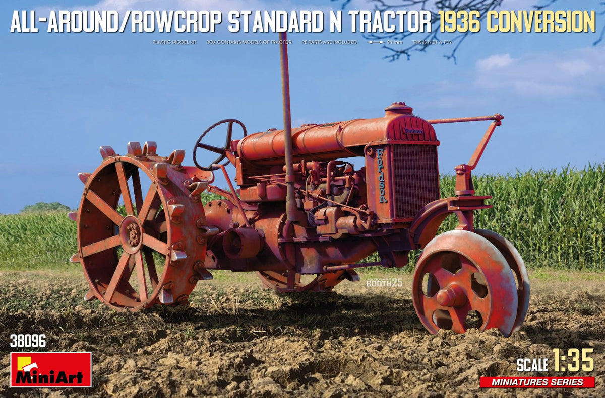 MiniArt All-Around / Rowcrop Standard Tractor 1936 - 38096 box art