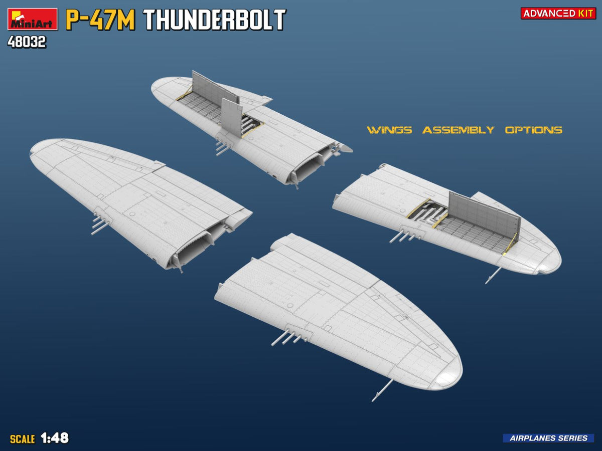 MiniArt 1/48 Aircraft - P-47M Thunderbolt, Advanced Kit - 48032