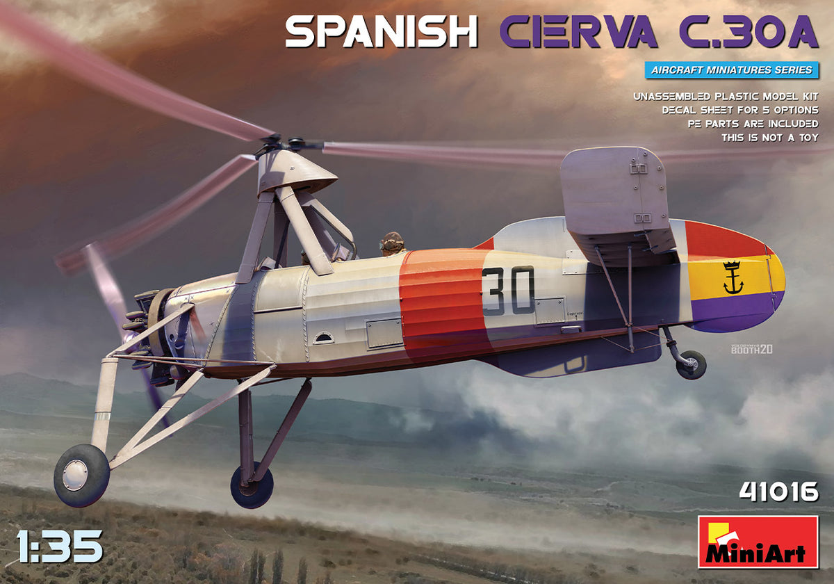 MiniArt Spanish Cierva C.30A - 41016 box art
