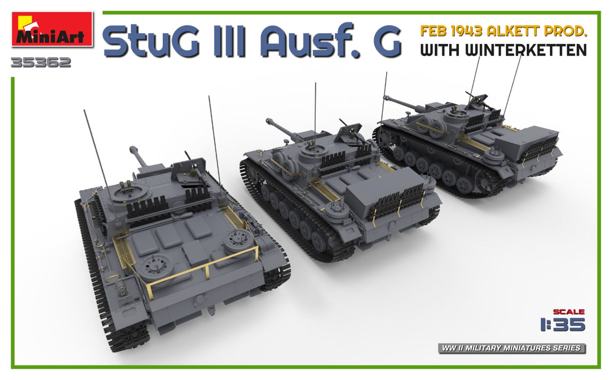 MiniArt 1/35 Military - StuG III Ausf. G Alkett Prod w/ Winterketten - 35362