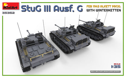 MiniArt 1/35 Military - StuG III Ausf. G Alkett Prod w/ Winterketten - 35362