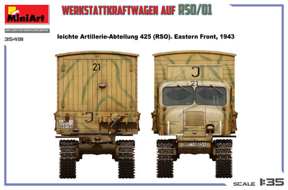 MiniArt 1/35 Military - Auf RSO/01 Werkstattkraftwagen - 35491