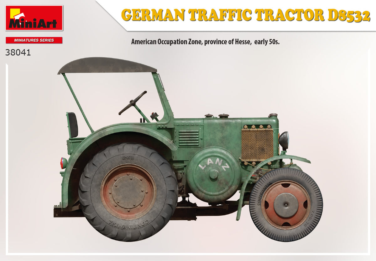 MiniArt 1/35 Vehicles - German Traffic Tractor D8532 - 38041