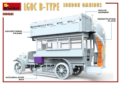 MiniArt 1/35 Military - LGOC B-Type London Omnibus - 38021
