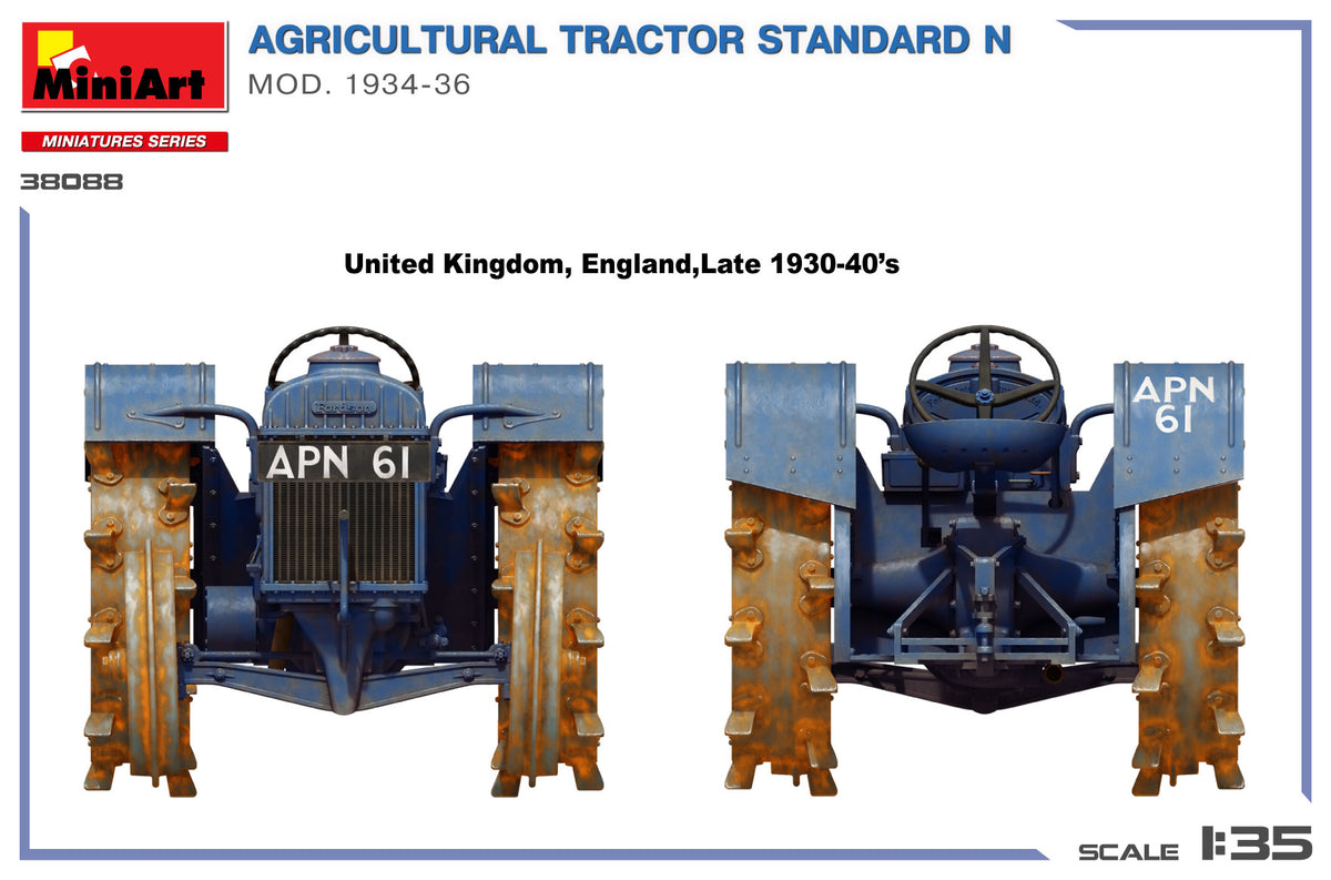MiniArt 1/35 Vehicles - Agricultural Tractor Standard N Mod 1934 - 38088
