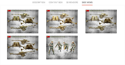 MiniArt 1/35 Military - German 7.5 PaK 40 Mid w/ Artillery Crew Ltd - 53010
