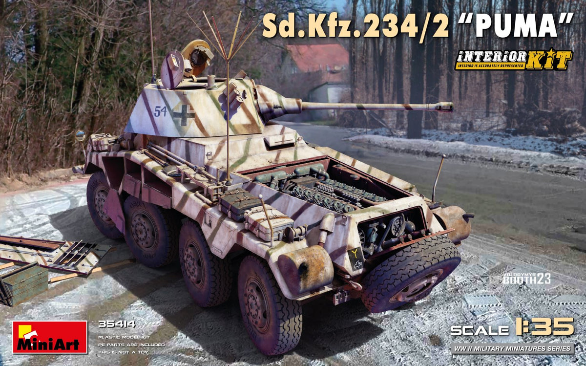 MiniArt Sd.Kfz.234/2 Puma, Interior Kit - 35414 box art
