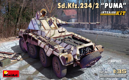 MiniArt Sd.Kfz.234/2 Puma, Interior Kit - 35414 box art