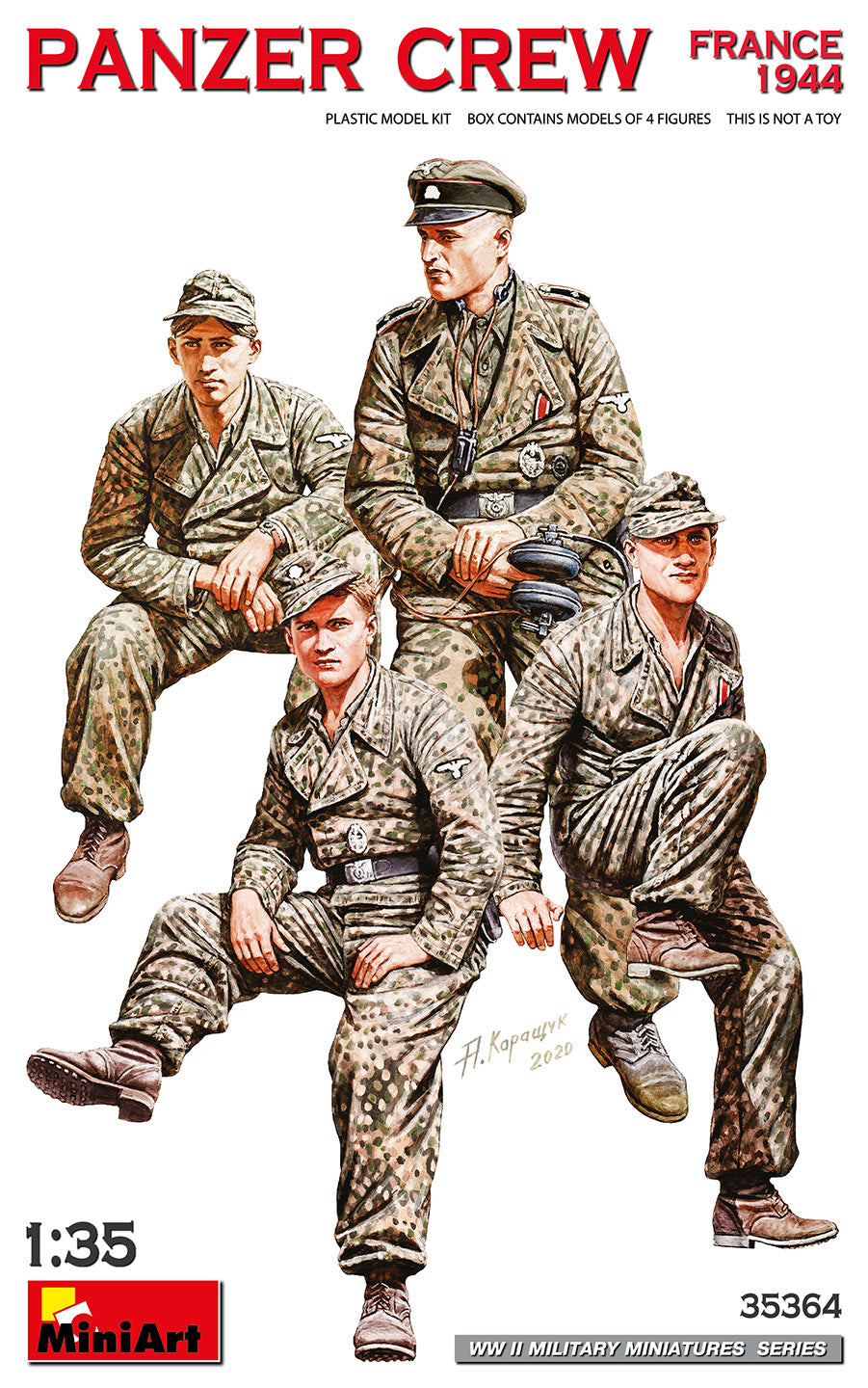 MiniArt Panzer Crew, France 1944 - 35364 box art