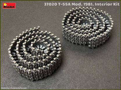 MiniArt 1/35 Military - T-55A Late Mod. 1981 Interior Kit - 37020