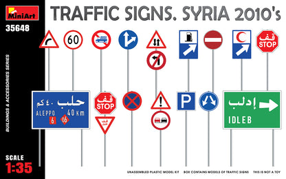 MiniArt Traffic Signs Syria 2010's - 35648 box art