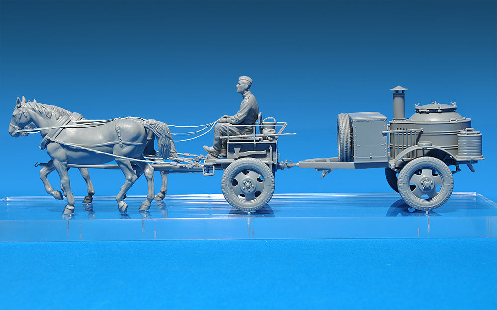 MiniArt 1/35 Military - Soviet Field Kitchen with Horses - 35057