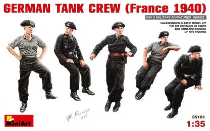 MiniArt German Tank Crew (France 1940) - 35191 box art