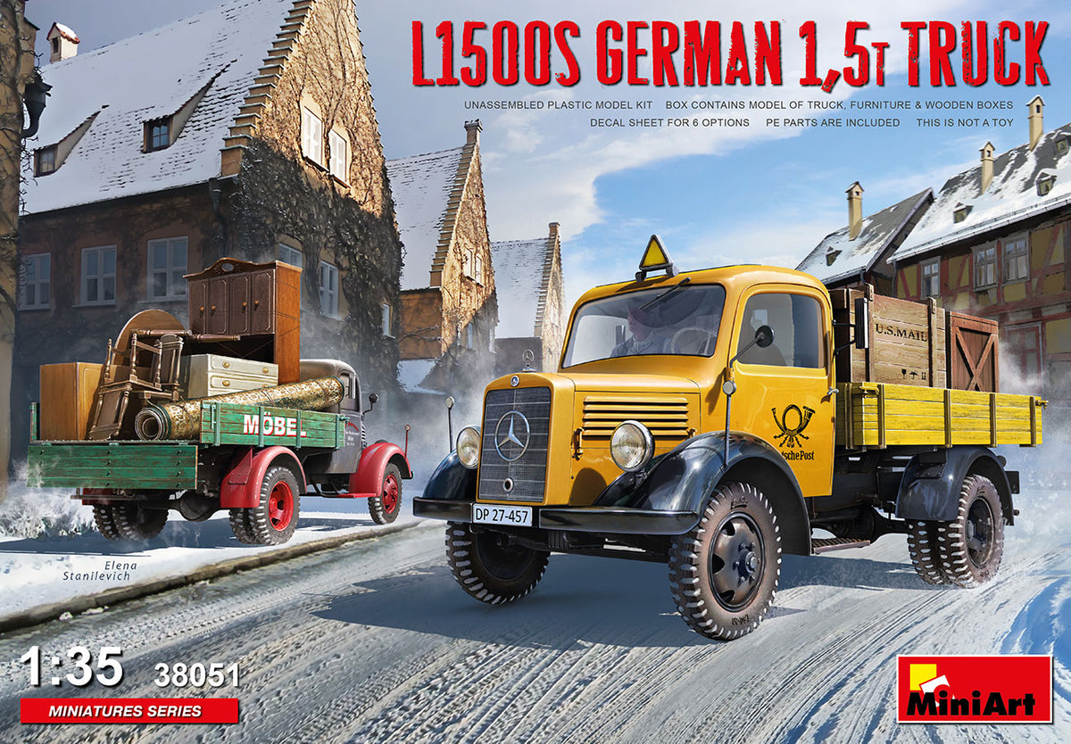 MiniArt L1500S German 1.5t Truck - 38051 box art