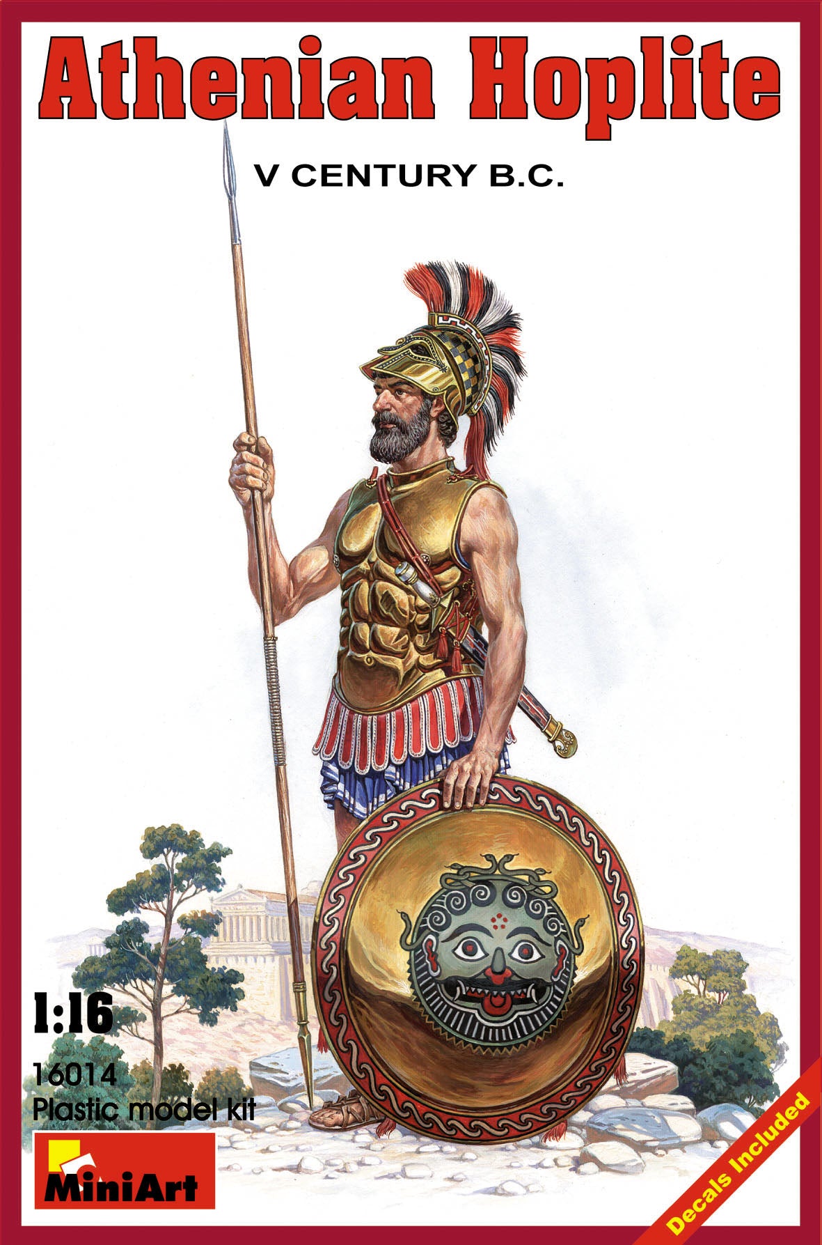 MiniArt 1/16 Figures & Miniatures - Athenian Hoplite V Century BC - 16014
