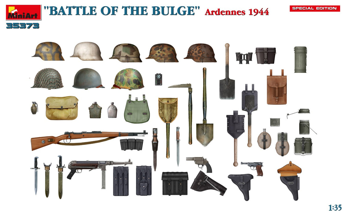 MiniArt 1/35 Military - Battle of the Bulge, Ardennes 1944 Spec Ed - 35373