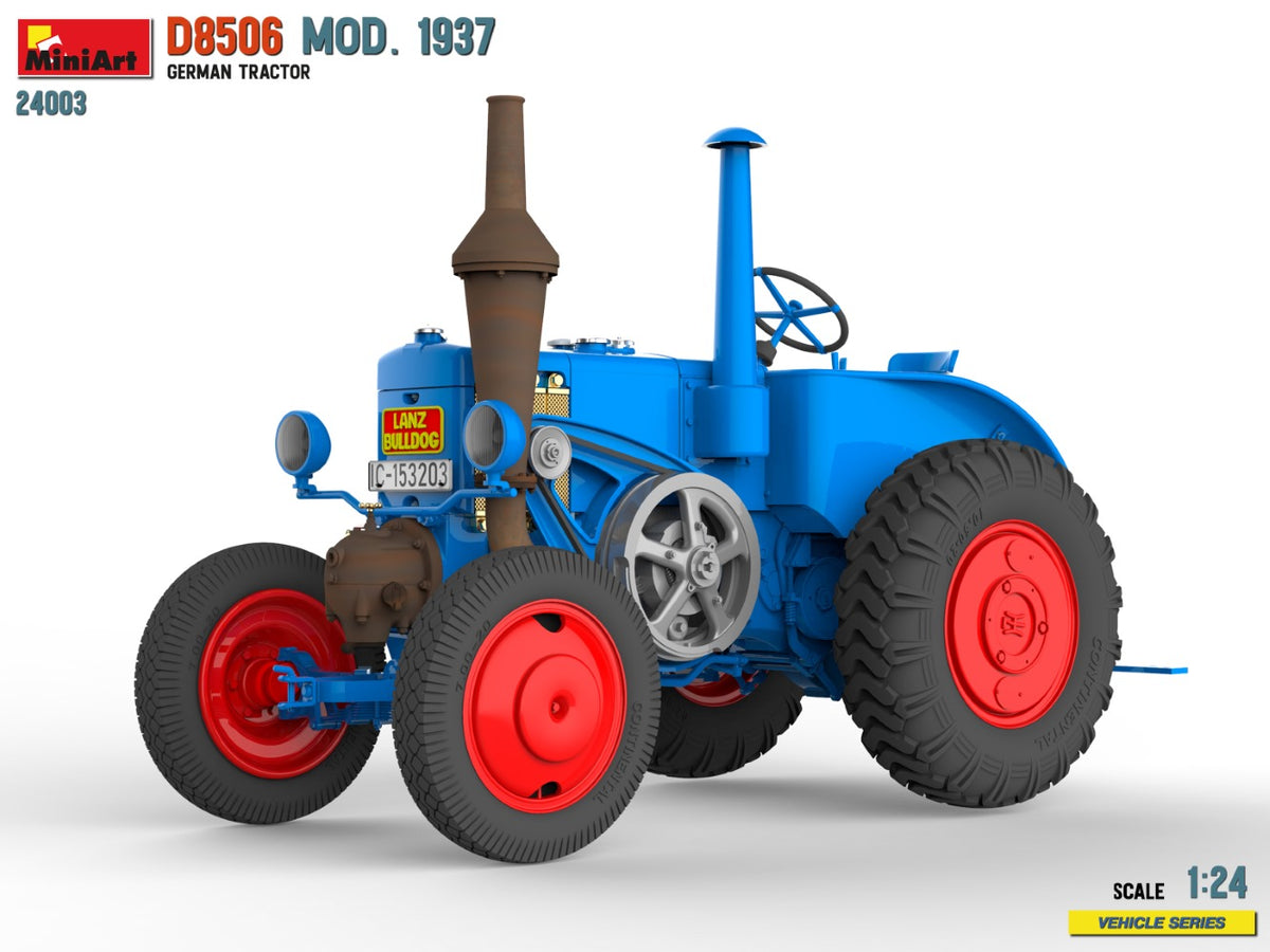 MiniArt 1/24 Vehicles - German D8506 Mod 1937 Agricultural Tractor - 24003