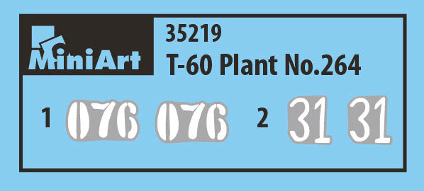 MiniArt 1/35 Military - T-60 (Plant No. 264) Stalingrad w/ Interior - 35219