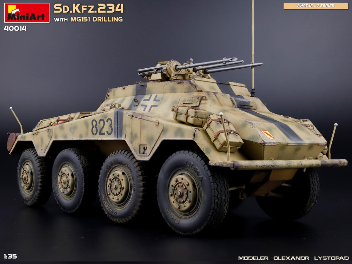 MiniArt 1/35 Military - Sd.Kfz.234 w/ MG151 Drilling - 40014