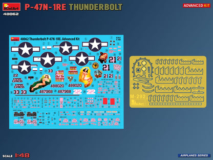 MiniArt 1/48 Aircraft - P-47N-1RE Thunderbolt, Advanced Kit - 48062