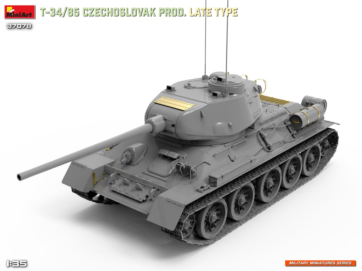 MiniArt 1/35 Military - T34/85 Czechoslovak Prod, Late Type - 37078