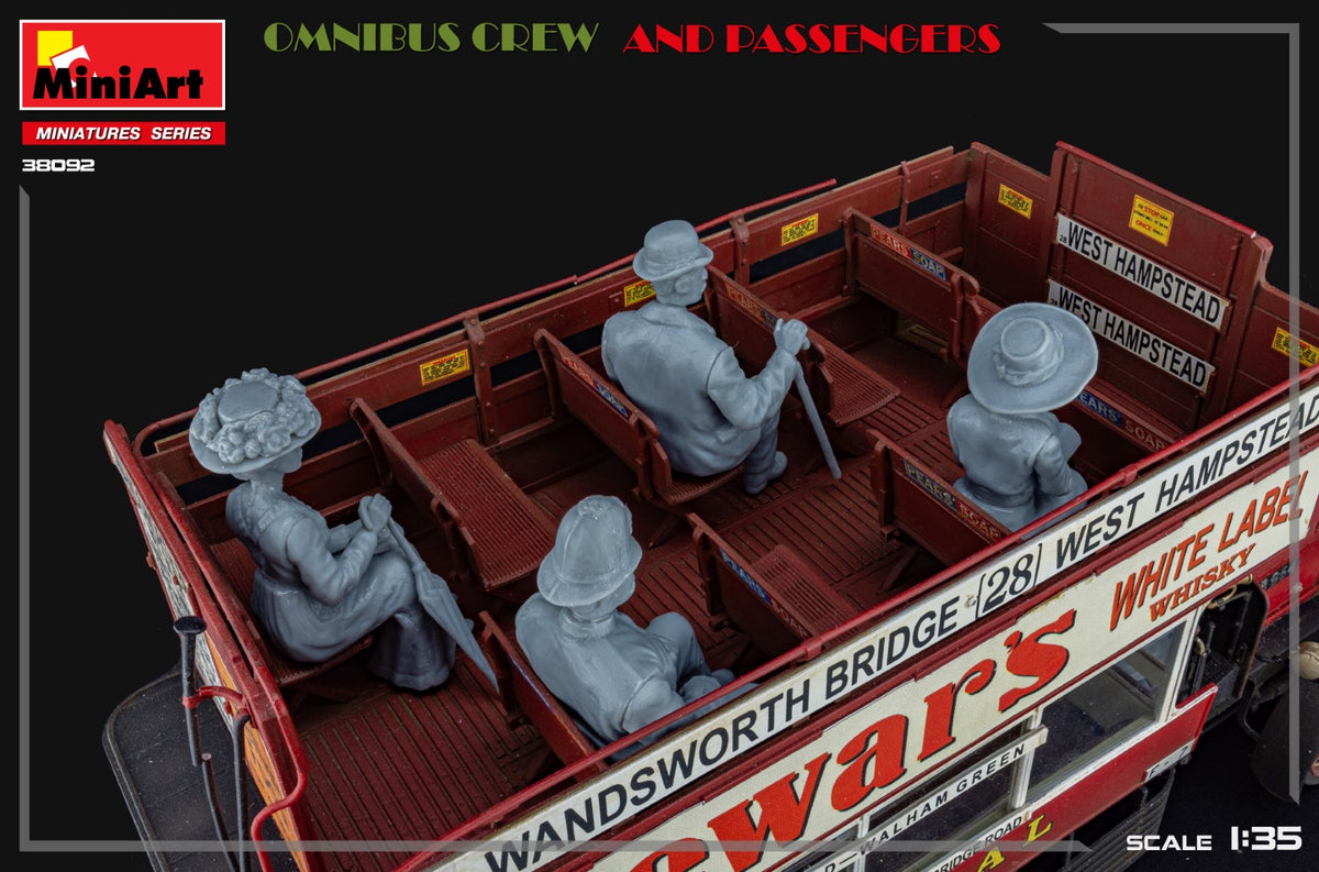 MiniArt 1/35 Military - Omnibus Crew and Passengers - 38092
