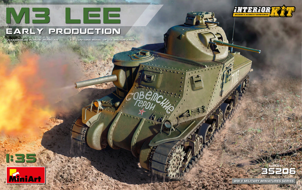MiniArt M3 Lee Early Prod. Interior Kit - 35206 box art