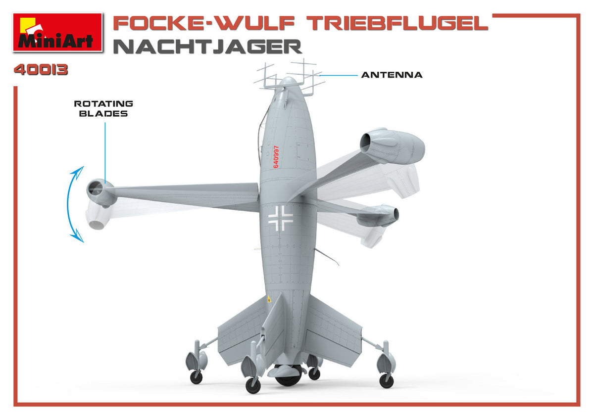 MiniArt 1/35 Aircraft - Focke-Wulf Triebflugel Nachtjager - 40013