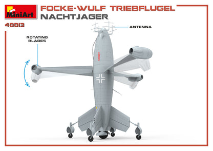 MiniArt 1/35 Aircraft - Focke-Wulf Triebflugel Nachtjager - 40013