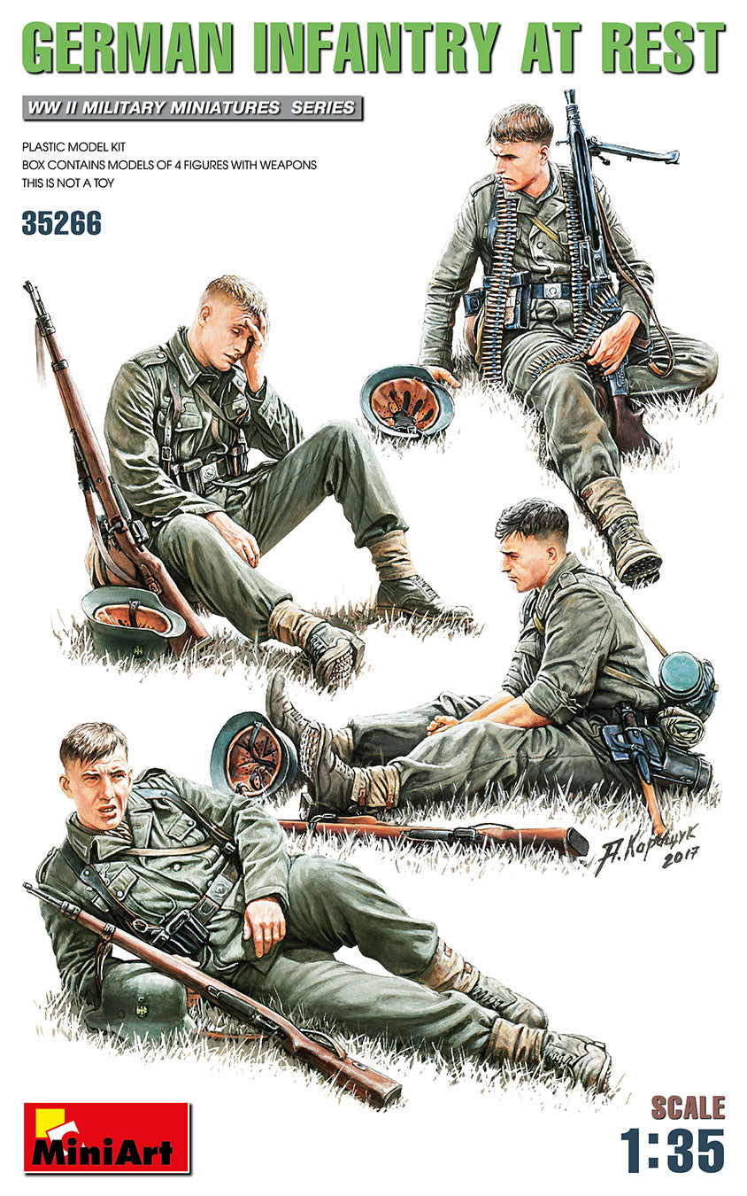 MiniArt German Infantry at Rest - 35266 box art