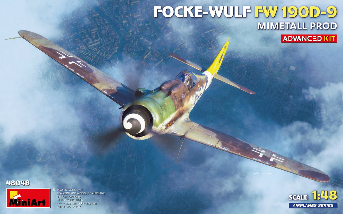 MiniArt Focke-Wulf Fw 190D-9 Mimetall Prod, Adv Kit - 48048 box art