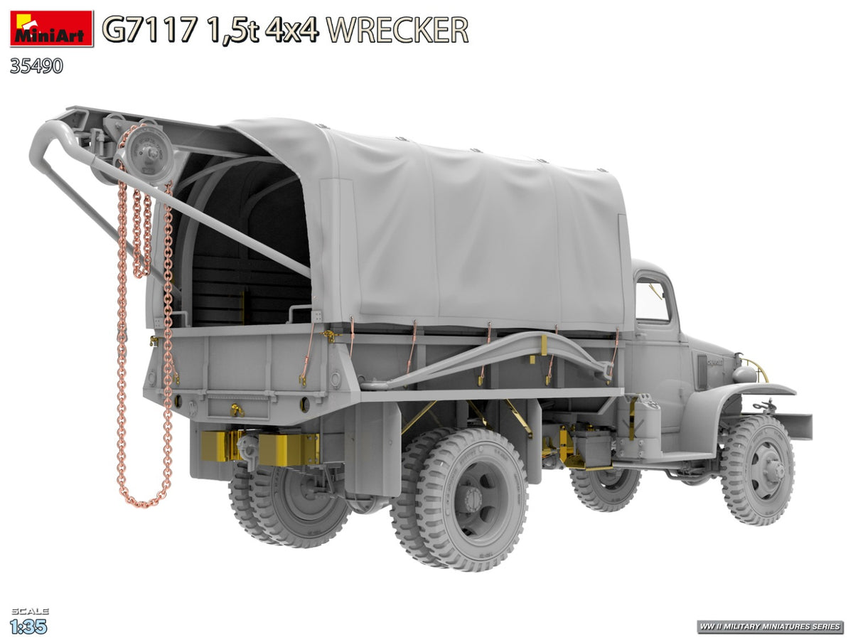 MiniArt 1/35 Military - G7117 1,5t 4x4 Wrecker - 35490